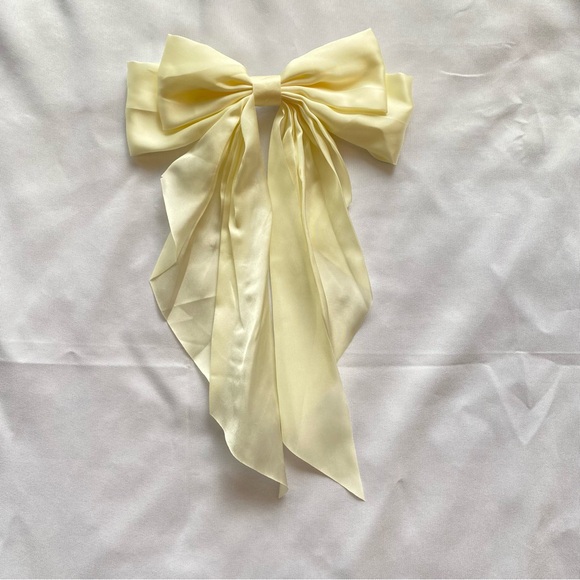 Chiffon Bow Hair Clip Classic Colors - Picture 10 of 12